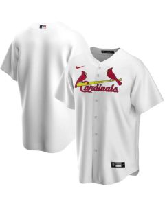 Men's St. Louis Cardinals Blank White Cool Base Stitched Jersey