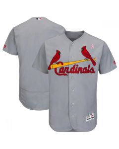 Men's St.Louis Cardinals Gray 2018 Mother's Day Flexbase Stitched MLB Jersey
