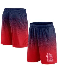Men's St. Louis Cardinals Navy/Red Ombre Shorts