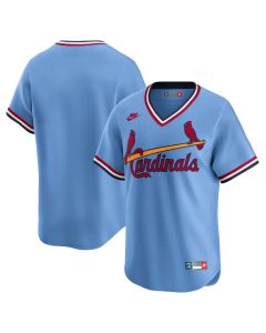 Men's St. Louis Cardinals Nike Light Blue Cooperstown Collection Limited Jersey