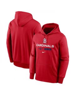 Men's St. Louis Cardinals Red 2022 Performance Pullover Hoodie