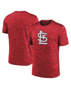 Men's St. Louis Cardinals Red Team Logo Velocity Performance T-Shirt