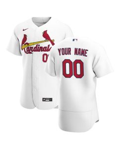Men's St.Louis Cardinals White Customized Stitched MLB Jersey