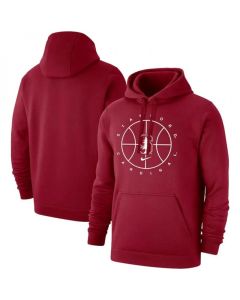 Men's Stanford Cardinal Red Basketball Icon Club Fleece Pullover Hoodie