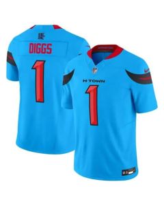 Men's Stefon Diggs Blue Houston Texans Vapor F.U.S.E. Limited Jersey