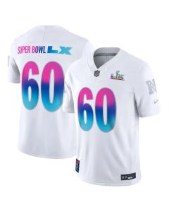 Men's Super Bowl LX Nike White Vapor F.U.S.E. Limited Jersey