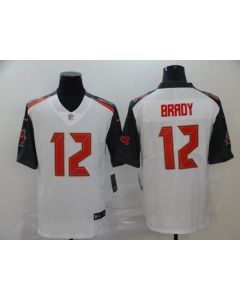 Men's Tampa Bay Buccaneers #12 Tom Brady White Stitched NFL Jersey (Style 2)