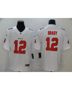 Men's Tampa Bay Buccaneers #12 Tom Brady White Stitched NFL Jersey (White)