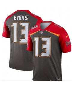 Men's Tampa Bay Buccaneers #13 Mike Evans Grey NFL Inverted Legend Jersey
