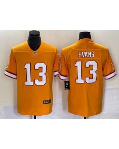 Men's Tampa Bay Buccaneers #13 Mike Evans Orange Vapor Untouchable Limited Stitched Jersey
