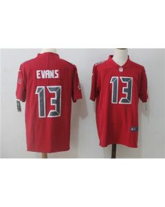 Men's Tampa Bay Buccaneers #13 Mike Evans Red Stitched NFL Limited Rush Jersey