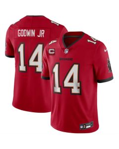 Men's Tampa Bay Buccaneers #14 Chris Godwin Jr Red 2026 With 2-Star C Patch Vapor Limited Jersey