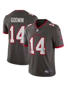 Men's Tampa Bay Buccaneers #14 Chris Godwin New Grey Vapor Untouchable Limited NFL Stitched Jersey