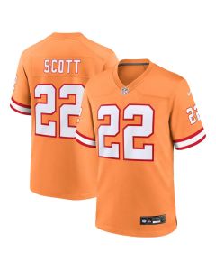Men's Tampa Bay Buccaneers #22 Keionte Scott Orange Alternate Game Jersey (Orange)