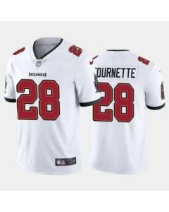 Men's Tampa Bay Buccaneers #28 Leonard Fournette New White Vapor Untouchable Limited Stitched Jersey