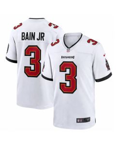 Men's Tampa Bay Buccaneers #3 Rueben Bain Jr. White 2026 NFL Draft Game Jersey (White)