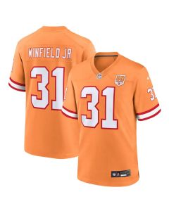Men's Tampa Bay Buccaneers #31 Antoine Winfield Jr. Creamsicle 50th Season Game Jersey (Style 2)