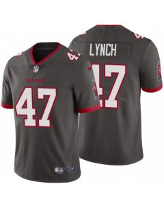 Men's Tampa Bay Buccaneers #47 John Lynch New Grey Vapor Untouchable Limited Stitched NFL Jersey