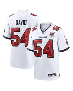 Men's Tampa Bay Buccaneers #54 Lavonte David White 50th Season White Game Jersey (White)