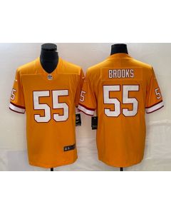 Men's Tampa Bay Buccaneers #55 Derrick Brooks Orange Vapor Untouchable Limited Stitched Jersey