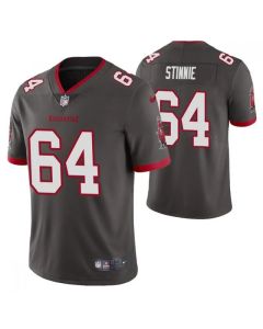Men's Tampa Bay Buccaneers #64 Aaron Stinnie Grey Vapor Untouchable Limited Stitched Jersey