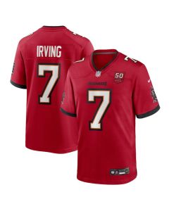 Men's Tampa Bay Buccaneers #7 Bucky Irving Red 50th Anniversary Game Jersey