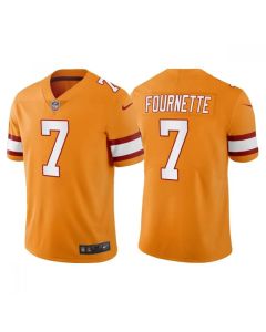 Men's Tampa Bay Buccaneers #7 Leonard Fournette Orange Vapor Untouchable Limited Stitched Jersey