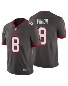 Men's Tampa Bay Buccaneers #8 Bradley Pinion New Grey Vapor Untouchable Limited Stitched NFL Jersey