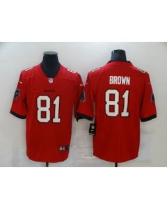 Men's Tampa Bay Buccaneers #81 Antonio Brown Red Vapor Untouchable Limited Stitched Jersey