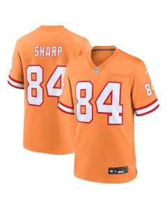 Men's Tampa Bay Buccaneers #84 Bauer Sharp Orange Alternate Game Jersey (Orange)