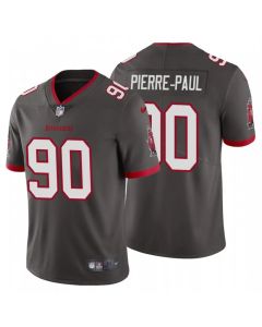 Men's Tampa Bay Buccaneers #90 Jason Pierre-Paul New Grey Vapor Untouchable Limited Stitched Jersey