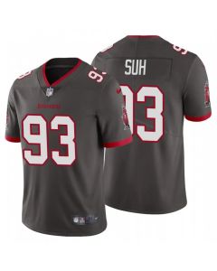 Men's Tampa Bay Buccaneers #93 Ndamukong Suh New Grey Vapor Untouchable Limited Stitched Jersey