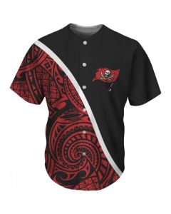 Men's Tampa Bay Buccaneers Red/Black Baseball Jersey