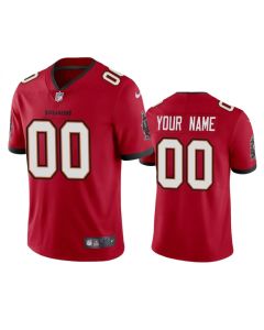 Men's Tampa Bay Buccaneers Red Vapor Untouchable Limited Custom Jersey (Red)