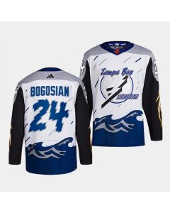 Men's Tampa Bay Lightning #24 Zach Bogosian White 2022-23 Reverse Retro Stitched Jersey