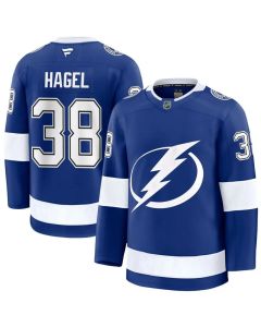 Men's Tampa Bay Lightning #38 Brandon Hagel Blue Premium Jersey