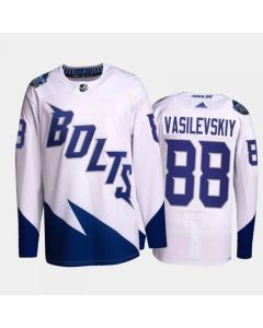 Men's Tampa Bay Lightning #88 Andrei Vasilevskiy 2022 Wehite Stadium Series Stitched Jersey