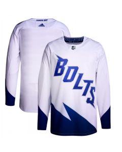 Men's Tampa Bay Lightning Blank 2022 White Stadium Series Stitched Jersey