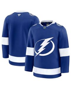 Men's Tampa Bay Lightning Blank Blue 2024-25 Home Stitched Hockey Premium Jersey