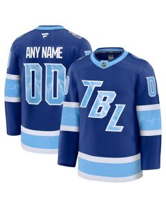 Men's Tampa Bay Lightning Custom Blue 2026 NHL Stadium Series Premium Jersey