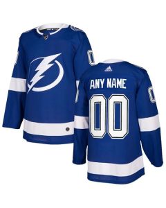 Men's Tampa Bay Lightning Personalized Authentic Royal Blue Home Stitched NHL Jersey