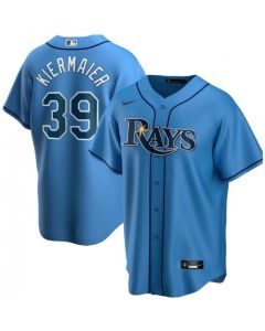 Men's Tampa Bay Rays #39 Kevin Kiermaier Blue Cool Base Stitched Jersey