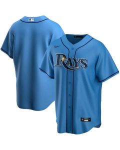 Men's Tampa Bay Rays Blank Blue Cool Base Stitched Jersey