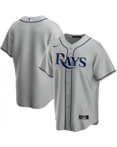 Men's Tampa Bay Rays Blank Grey Cool Base Stitched Jersey