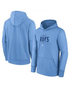 Men's Tampa Bay Rays Blue Pregame Performance Pullover Hoodie