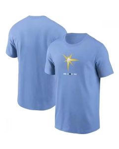 Men's Tampa Bay Rays Blue Velocity Practice Performance T-Shirt