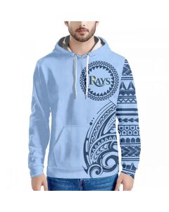 Men's Tampa Bay Rays Light Blue Hoodie