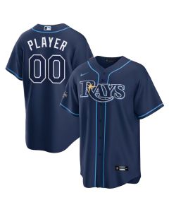 Men's Tampa Bay Rays Navy 2025 MLB All-Star Game Away Custom Replica Jersey (Navy)