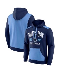 Men's Tampa Bay Rays Navy/Light BlueChip in Pullover Hoodie