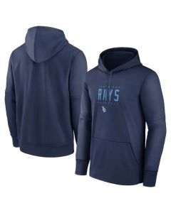 Men's Tampa Bay Rays Navy Pregame Performance Pullover Hoodie